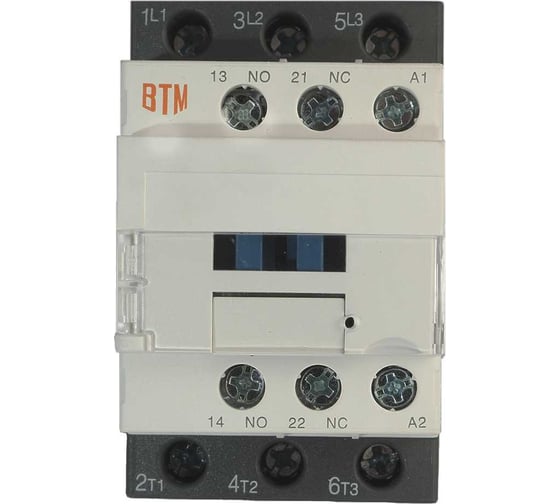 Контактор электромагнитный ВТМ ПМЛ-LC1D18B7-18А-24АС-(1з+1р)-УХЛ4-А- ВТМ00092795