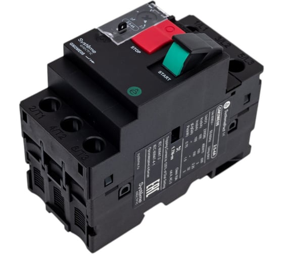 Автоматический выключатель Systeme Electric ЗАЩ.ДВ. GM2ME 2.5-4.0A КОМБ.РАСЦЕПИТЕЛЬ КНОП.УПР. (GV2ME08) (ранее GV2ME08) GM2ME08