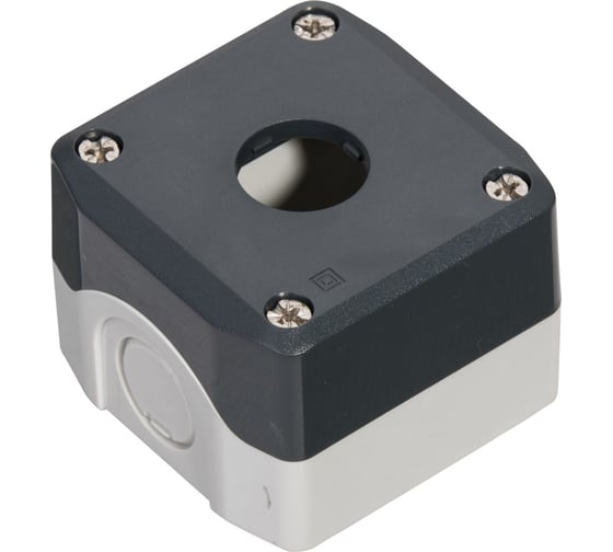Кнопочный пост Systeme Electric, 1 отверстие, серый SALD01 1