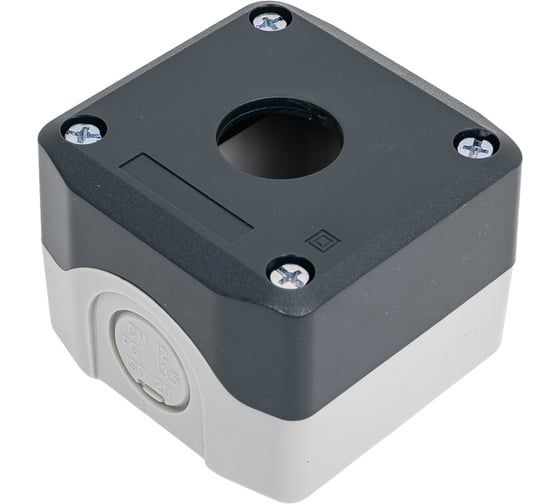 Кнопочный пост Systeme Electric, 1 отверстие, серый SALD01