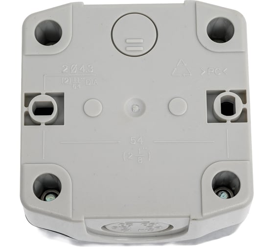Кнопочный пост Systeme Electric, 1 отверстие, серый SALD01