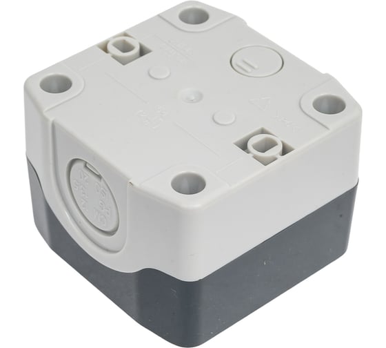 Кнопочный пост Systeme Electric, 1 отверстие, серый SALD01