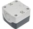 Кнопочный пост Systeme Electric, 1 отверстие, серый SALD01 4
