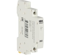 Лампа индикаторная одинарная IEK ARMAT LED 110-230В AC бел. AR-LED-1-1-W