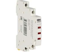 Лампа индикаторная тройная IEK ARMAT LED 230-415В AC кр. AR-LED-3-4-R