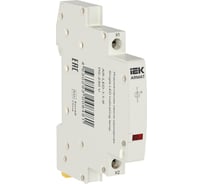 Лампа индикаторная одинарная IEK ARMAT LED 110-230В AC кр. AR-LED-1-1-R