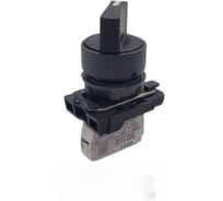 Переключатель Briswik КПЕ 1110 -Р черный 1но+0нз Ручка с фикс 2-поз aB-VB-0Ai-0111