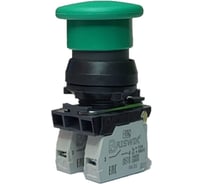 Выключатель Briswik КЕ 021/2м зеленый, 1но+1нз, Гриб, IP40, УХЛ3, 10А aZ-HB-0Ai-0321