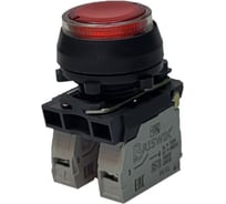 Выключатель Briswik КЕ 171/2м -Л 220В красный, 1но+1нз, цилиндр, с подсветкой, IP66, УХЛ2, 10А aZ-EB-6Ai-7221