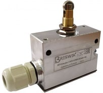 Микропереключатель Briswik МП-1205м/01 (толкатель-ролик-продольное расположение-винт-фронт.гайками) mp120501.BR