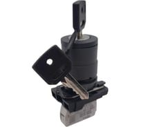 Переключатель Briswik КПЕ 1110 -К черный 1но+0нз Ручка с фикс 2-поз IP40 AB-YB-0Ai-0111