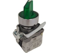 Переключатель Briswik КПЕ 1111 -РЛС 24В зеленый 1но+1нз Ручка с фикс 2-поз с Инд aD-XB-0Ai-3221