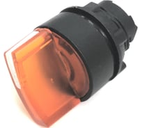 Головка для переключателя Briswik КПЕ 16РЛ желтый IP65 22 мм 2 позиции с подсветкой с фиксацией ZB5EK25.BR