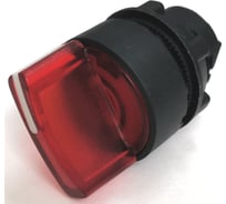 Головка для переключателя Briswik КПЕ 16РЛ красный IP65 22 мм 2 позиции с подсветкой с фиксацией ZB5EK24.BR