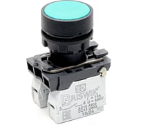 Выключатель Briswik КМЕ 6610м зеленый IP65 УХЛ2 10А 1но+0нз aB-PB-5Ai-0311