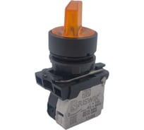 Переключатель Briswik КПЕ 1610 -РЛ 24В желтый IP65 УХЛ2 10А 1но+0нз aB-XB-5Ai-3411