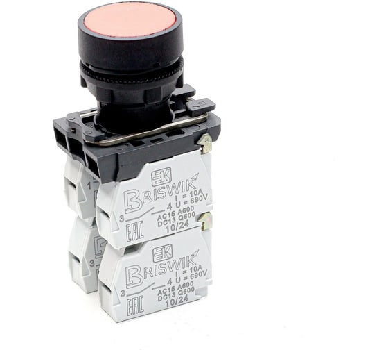 Выключатель Briswik КМЕ 4522м красный 2но+2нз Цилиндр IP54 aB-DB-4Ai-0243