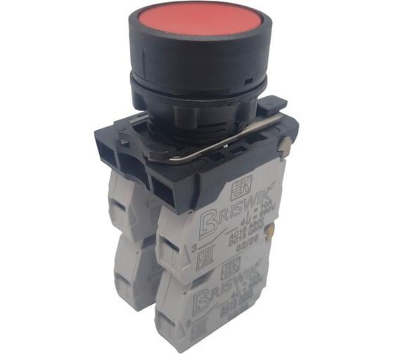 Выключатель Briswik КМЕ 4522м красный 2но+2нз Цилиндр IP54 aB-DB-4Ai-0243