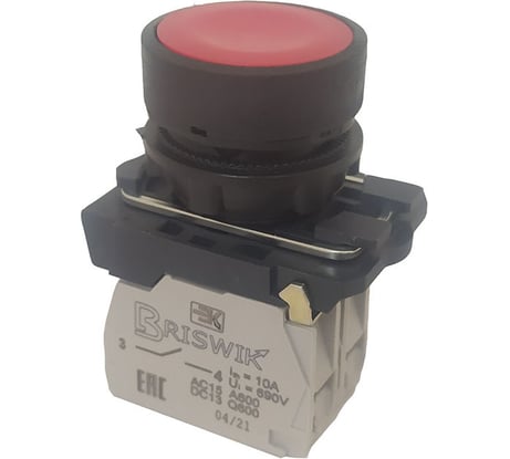 Выключатель Briswik КМЕ 4501м красный 0но+1нз Цилиндр IP54 aB-DB-4Ai-0212