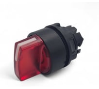 Головка для переключателя Briswik КПЕ 26РЛ красный IP65 22 мм 3 позиции с подсветкой с фиксацие ZB5EK34.BR