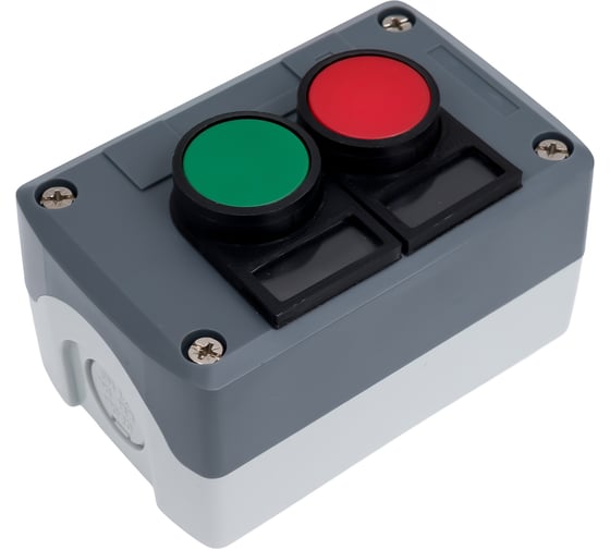 Пульт Briswik ПКУ21Е-121-65 УХЛ2 КМЕ4610зел.таб КМЕ4601кр таб без сальников пост кнопочный XALD211.BR 1