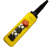 Пульт Briswik ПКТ-40Б-C (4 кнопки1НО+гриб с фиксацией1НЗ) пульт вес 0.8кг, 246x66,5x80 (мм) XACA4713.S.BR