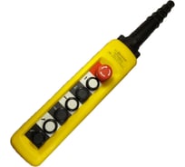 Пульт Briswik ПКТ-60Б2-C (6 кнопок 1НО/1НЗ+ гриб с фиксацией 1НЗ) пульт вес 0.935 кг, 306x66,5x80 ( XACA6813.S.BR