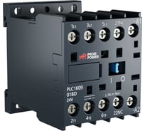 Миниконтактор Prompower серии Pulse, ток 9А, 3 полюса, доп контакт 1НЗ, катушка 24DC PLP1K0901BD