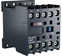 Миниконтактор Prompower серии Pulse, ток 12А, 3 полюса, доп контакт 1НЗ, катушка 230AC PLC1K1201M7