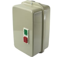 Пускатель электромагнитный Электротехник ПМЛ-4220 УХЛ4 Б, 220В/50Гц, 1р и 1з, 63А, нереверсивный, с реле РТЛ-2059-2 48-65А, в корпусе из металла IP54, с кнопками ПУСК и СТОП ET508587