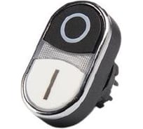 Головка для кнопки Emas сдвоенной черно-белой ровной с цифрами BDK20HB10