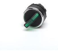 Головка для переключателя Emas зеленая с фиксацией 0-1 BDSL20Y