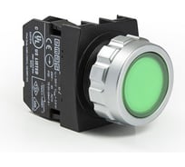 Нажимная кнопка Emas серии H, установочный 30 мм H100DY