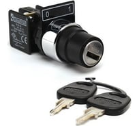 Нажимная кнопка Emas серии KB с ключом, диаметр 22 мм, 1НО+1НЗ KB14A2