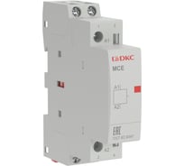 Контактор модульный DKC YON max типа MCE, 2P, 20A, 240В, 2НО MCE 20 20 A240 MCE-20-20-A240