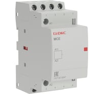 Контактор модульный DKC YON max типа MCE, 4P, 25A, 240В, 4НО 1 ШТ MCE 25 40 A240 MCE-25-40-A240