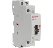 Контактор модульный DKC YON max типа MCМ с ручным управлением, 2P, 25A, 240В, 2НО MCM 25 20 A240 MCM-25-20-A240