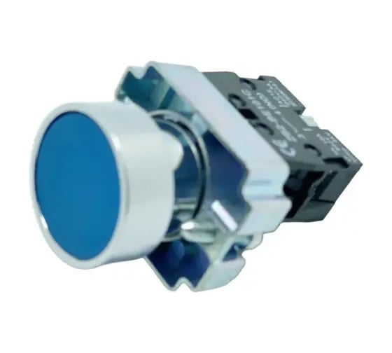 Кнопка APEX BA61 синяя, NO, IP65 220В AC SC21833 1