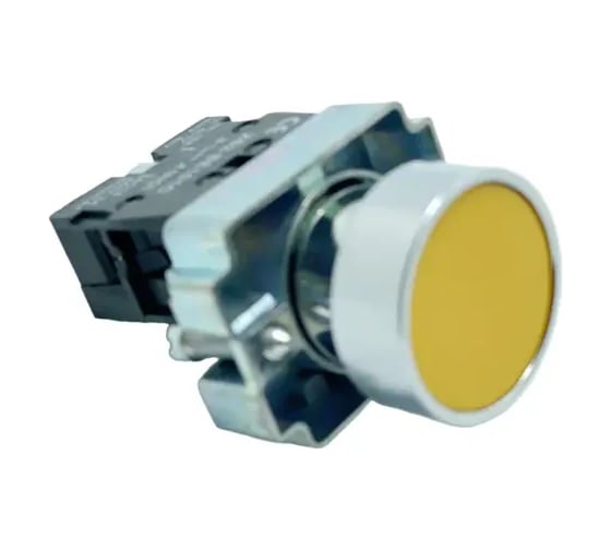 Кнопка APEX BA51 желтая, NO, 220В AC SC21825 1