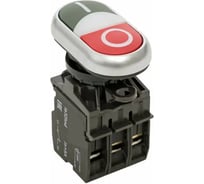 Кнопка APEX LA32HND красно-зеленая, "Пуск-Стоп", с подсветкой, NO+NC, 24В DC SC22110