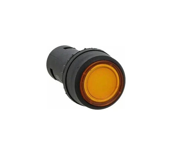 Кнопка APEX SW2C-10D с подсветкой, желтая, NO, 220В AC SC22311