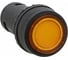 Кнопка APEX SW2C-10D с подсветкой, желтая, NO, 220В AC SC22311 1