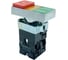 Кнопка APEX LAY5-BW8465 "I-O", прямоугольная, NO+NC, 220В AC SC22210 2