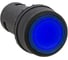 Кнопка APEX SW2C-10D с подсветкой, синяя, NO, 220В AC SC22317 1