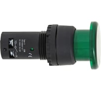 Кнопка APEX SW2C-MD зеленая, с подсветкой, NO, Грибок, 220В AC SC22329