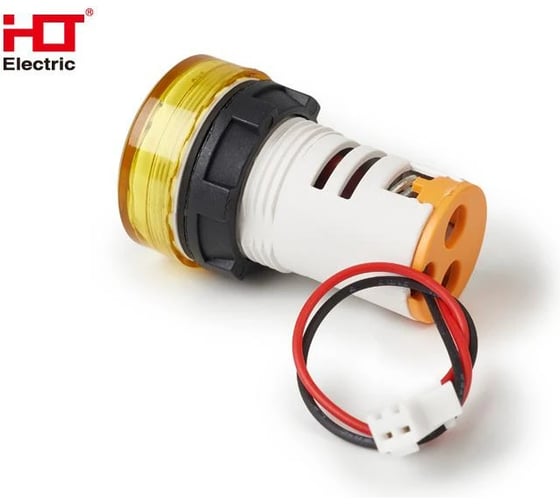 Индикатор значения напряжения HLT AD-22 (LED) d22мм, желтый, IP54, 10штук/упаковка 085-06-252