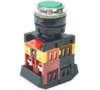 Кнопка HLT ABLFS-22 с подсветкой, NO+NC, 230В, IP40, зеленый, 10штук/упаковка 085-07-022