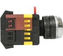 Кнопка HLT ABLFS-22 с подсветкой, NO+NC, 230В, IP40, синий, 10штук/упаковка 085-07-025
