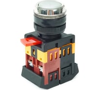 Кнопка HLT ABLFS-22 с подсветкой, NO+NC, 230В, IP40, прозрачный, 10штук/упаковка 085-07-024