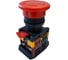Кнопка HLT AE-22 поворотная, блокировка, NO+NC, Грибок, 230В, IP40, 10штук/упаковка 085-07-040 1